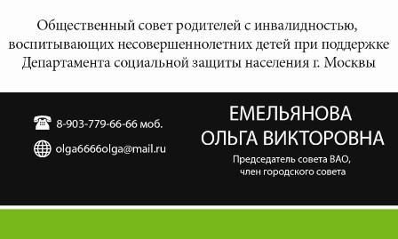 В ВАО действует Совет родителей детей-инвалидов 