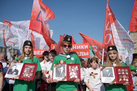 С. Собянин: На акцию «Бессмертный полк - Москва» записалось около 60 тыс. человек