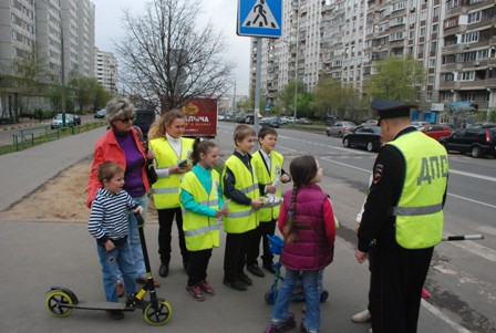 В ВАО проведён рейд «Ребёнок на дороге» 