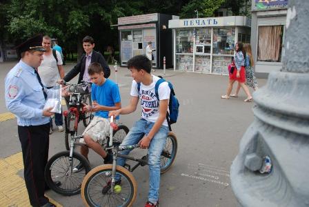 Профилактическое мероприятие «Веломототранспорт» прошло на востоке Москвы