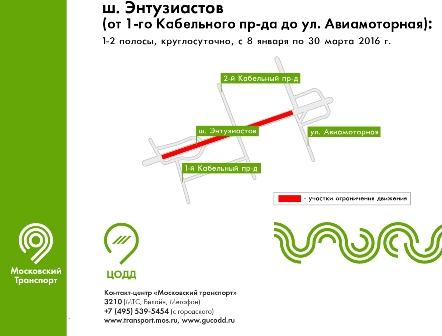 По шоссе Энтузиастов временно ограничат движение