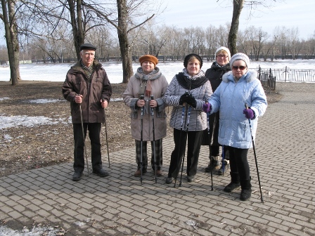 В Новогирееве прошли соревнования по скандинавской ходьбе