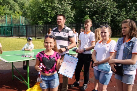 Соревнования по спортивному многоборью прошли в городском лагере лицея № 1310