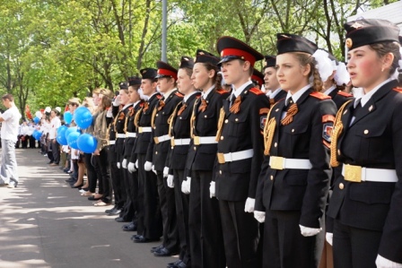 В школе № 1324 объявлен дополнительный набор в кадетский класс