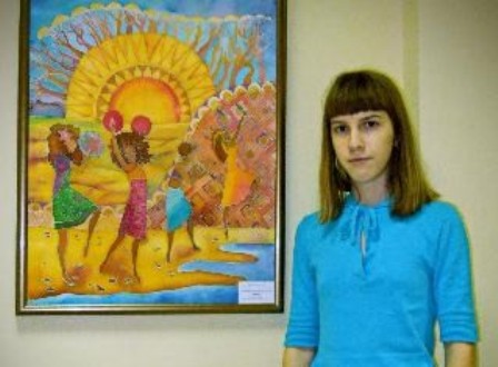 Картины юных художников ДШИ им. Н. Римского-Корсакова приняли участие в выставке дипломных работ 