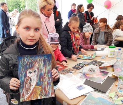Юные новогиреевские музыканты и художники побывали в «Музеоне» на Фестивале искусств