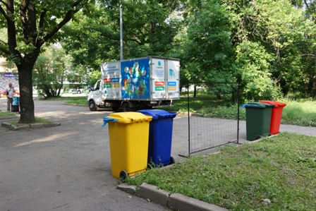В Новогирееве работают три мобильных пункта по раздельному сбору ТБО