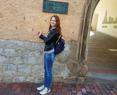 Семиклассница из Новогиреева на время стала ученицей школы в Германии