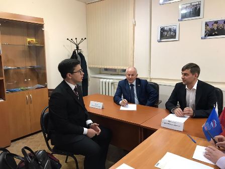 Глава МО Новогиреево провёл совместный приём населения с депутатом ГД Сергеем Железняком 