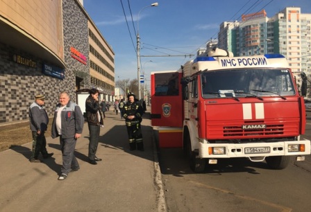 В торговом комплексе «Перово-Молл» проведены пожарные учения